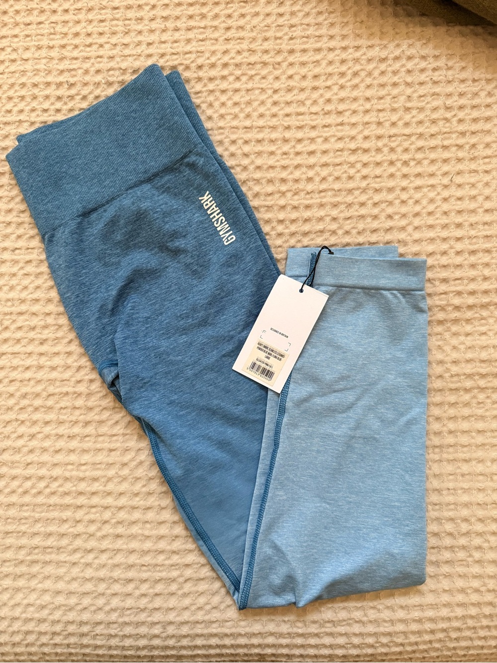 Gymshark Women’s Dual-Tone Blue Leggings